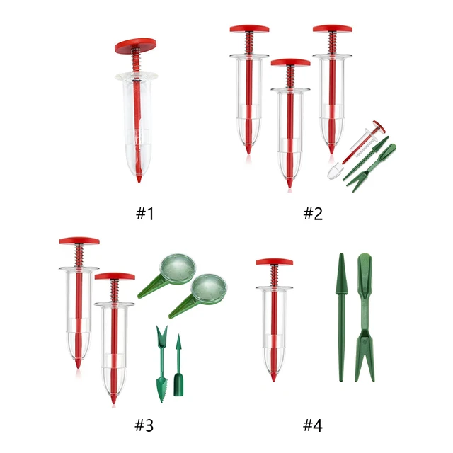 Mini Vetőmag -Adagoló Műanyag Kézi Ültető Hordozható Multifunkcionális Szóró Saláta Fűmaghoz - Image 6