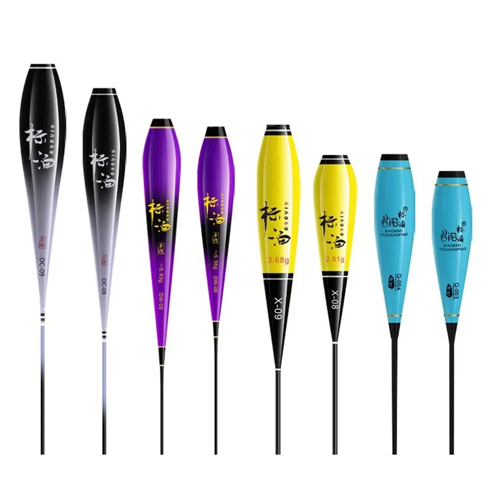 3 flotteurs pêche corps composite nano plastique partie inférieure accessoires équipement