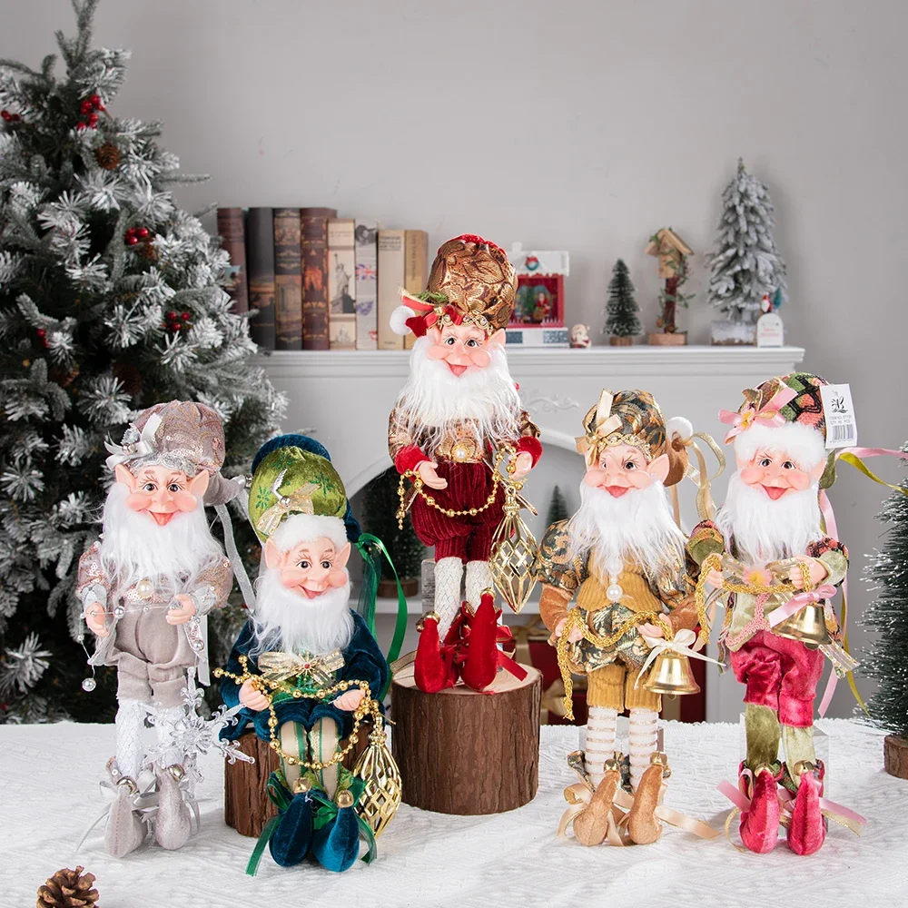 Elfo De Navidad Christmas Elves Figurine Xmas Indoor Home Decorationelf Hanging Christmas Elf 2024 Christmas Plush Toys Dolls