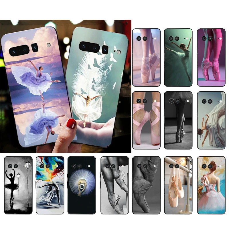 Ballerina Ballet Dance Girl Phone Case Per Google Pixel 7A 8 7 Pro 7 6A 6 Pro 5A 4A 3A Pixel 4 Xl Pixel 5 6 4 3 3A Xl Shell