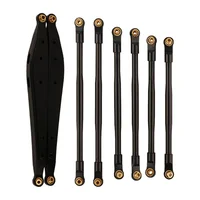 8 Pcs Metal Link Rod Linkage Rear Trailing Arm Set for AXIAL RBX10 Ryft 1/10 RC Crawler Upgrade Parts Accessories 2