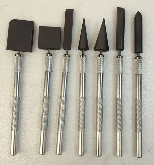 Mini graphite tools lantern reaming shaping rings edging mini graphite shaping tools graphite shaping tools