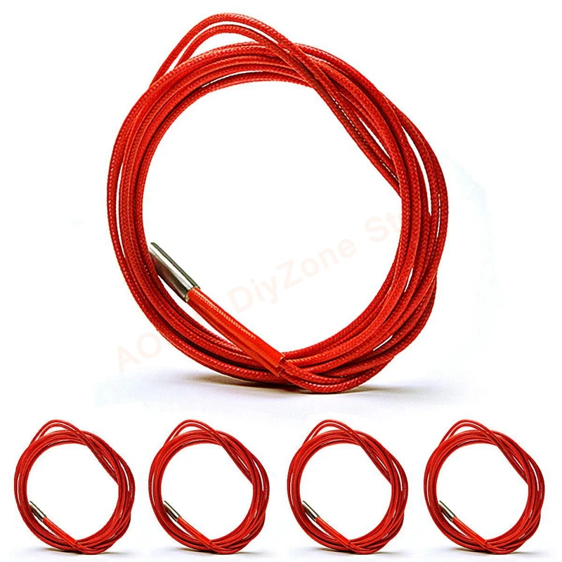 

5Pcs 24V 40W 1Meter Heater Cartridge 620 Ceramic Hotend for for Ender 3, Ender 5, Prusa i3, Mega, Anet A8 3D Printer Parts
