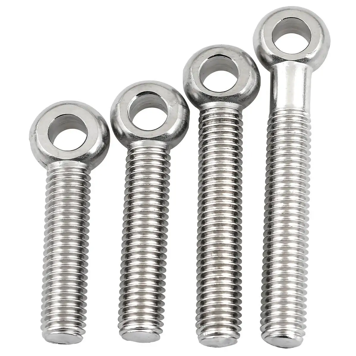 M5 M6 M8 304 Stainless Steel Ring Link Bolt Fisheye Eye Slip Hole Screw Live Bolt Fisheye With Hole ring link bolt