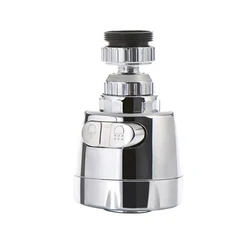 Kitchen Adjustable Flexible Faucet Taps Sprayer 360 Degree Rotatable Filter Splash-Proof Universal Extension Part Tap Kitchen