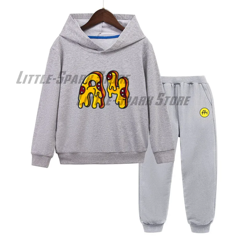 а4 мерч Lamba Children's Sweatshirt Suit Пицца А4 Baby Boy Girl Clothing Pullover Toddler Sweater Autumn Hoodie Clothes