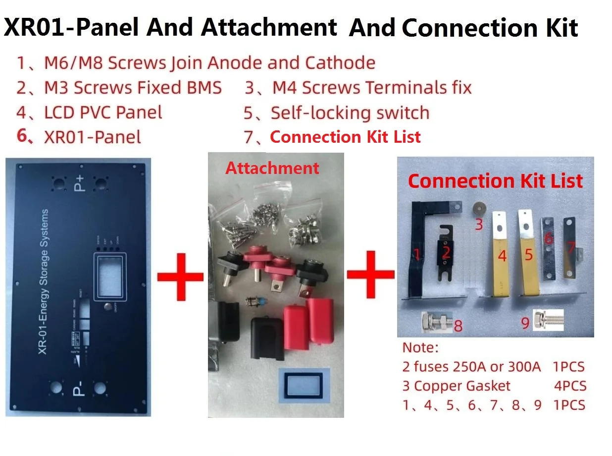JBD BMS XR BMS Battery Case Panel Energy Storage BMS Panel
