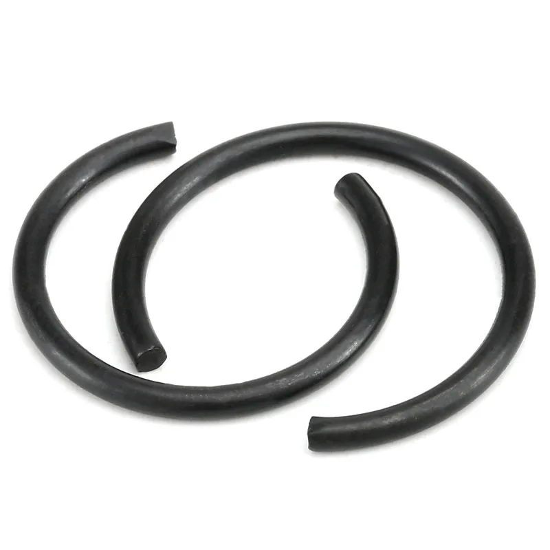 40 Pack28mm Round Wire C-Clips, Internal Retaining Ring Circlip, Black