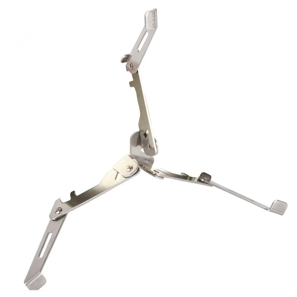 

Gas Tank Stainless Steel Folding Bracket Tripod Cooking Stove Stand for Outdoor