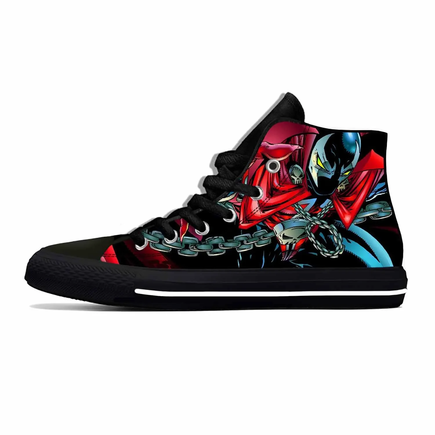 Anime Cartoon Manga Comic Spawn Superhero Fashion Casual Cloth Shoes High Top Lightweight Breathable 3D Print Men Women Sneakers 3