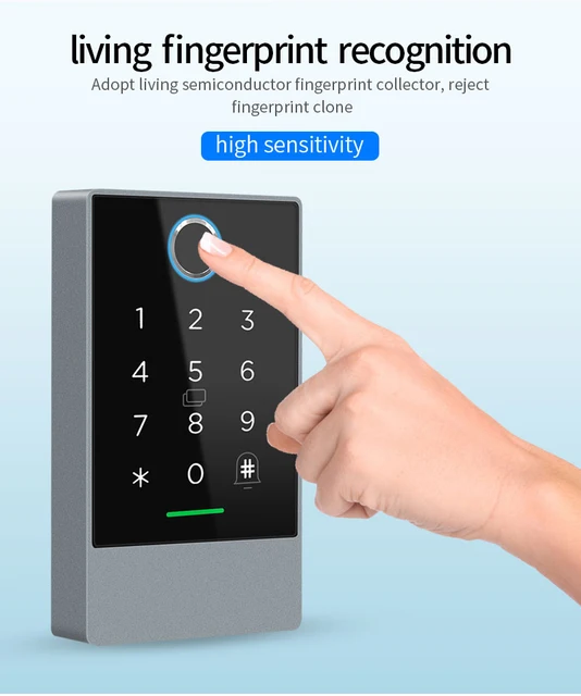 TTlock Smart Phone App Access Controller 13.56Mhz Rfid Door Access Control System Door Kit Ip67 Waterproof Reader Nfc G2 Gateway 2