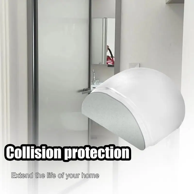 Quiet Door Stopper For Household Use With No Punching For Door Multifunctional Anti-collision Floor Stopper Bathroom