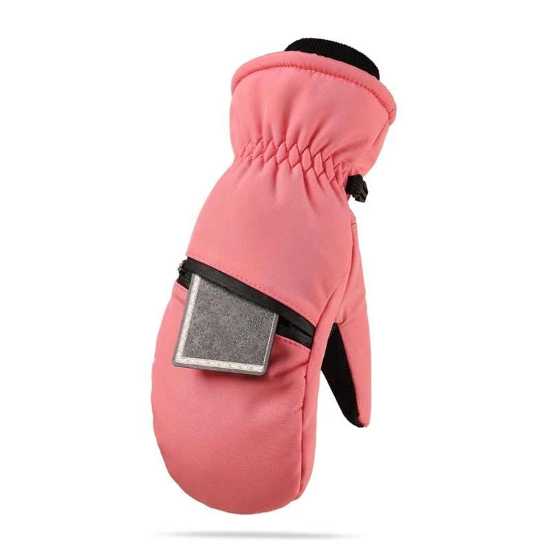1 Pair Water Resistant Snowboard Mittens Practical Touchscreens Ski Gloves Warm Mittens Gloves Winter Gloves for Men Women 5