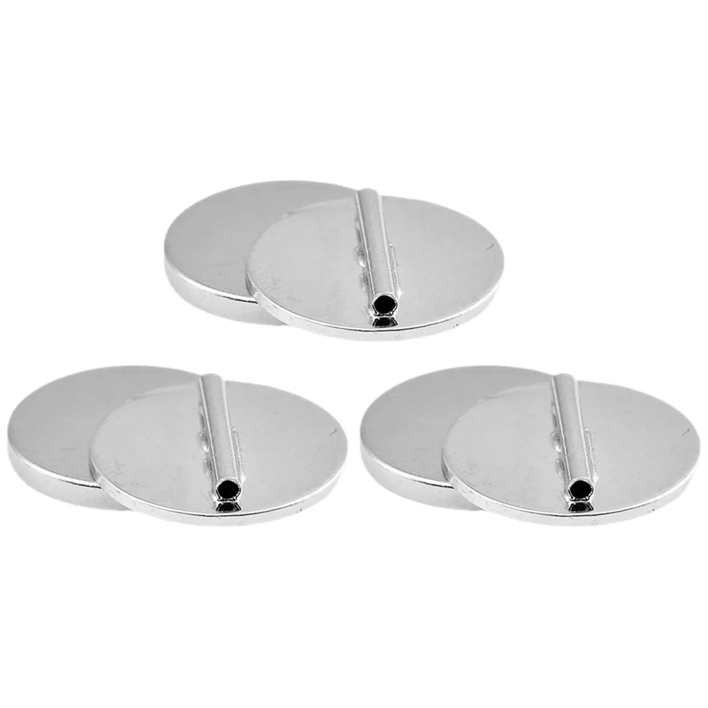 

3pcs Clothes Brooch Magnetic Buckle Reusable Brooch Pin Converter Metal Pin Holder