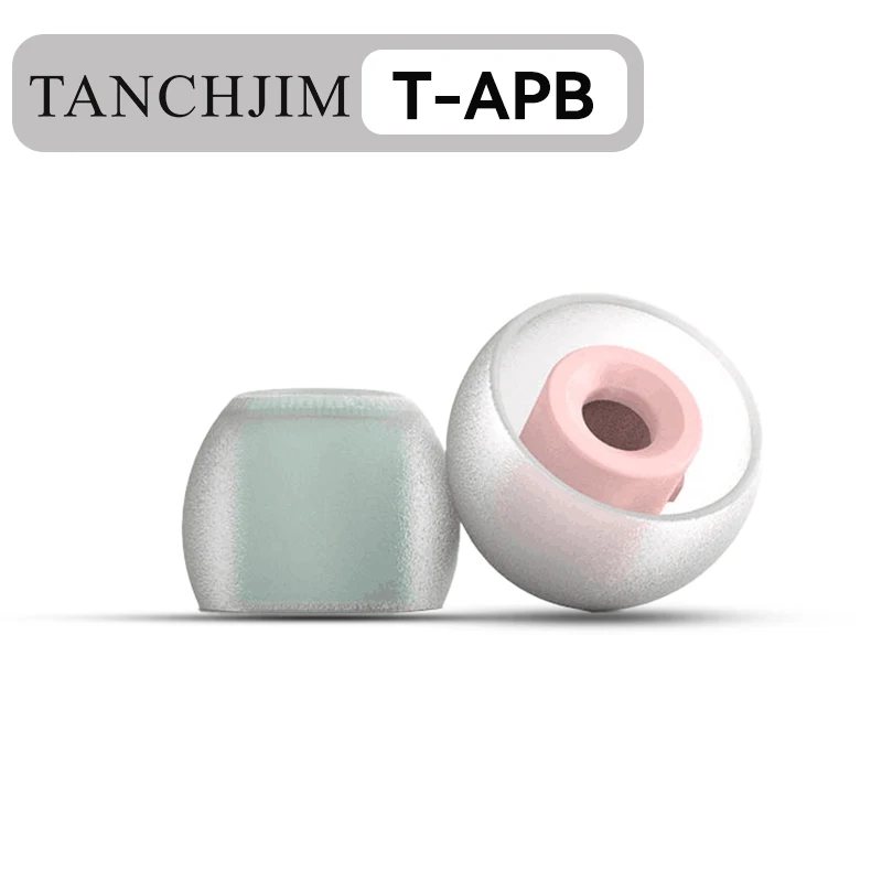 

Tanchjim T-APB T300 Earplug Treble/ Bass Enhancing Air Pressure Balance Silicone Eartips 1 Card 2 Pairs ( T300B+T300T)
