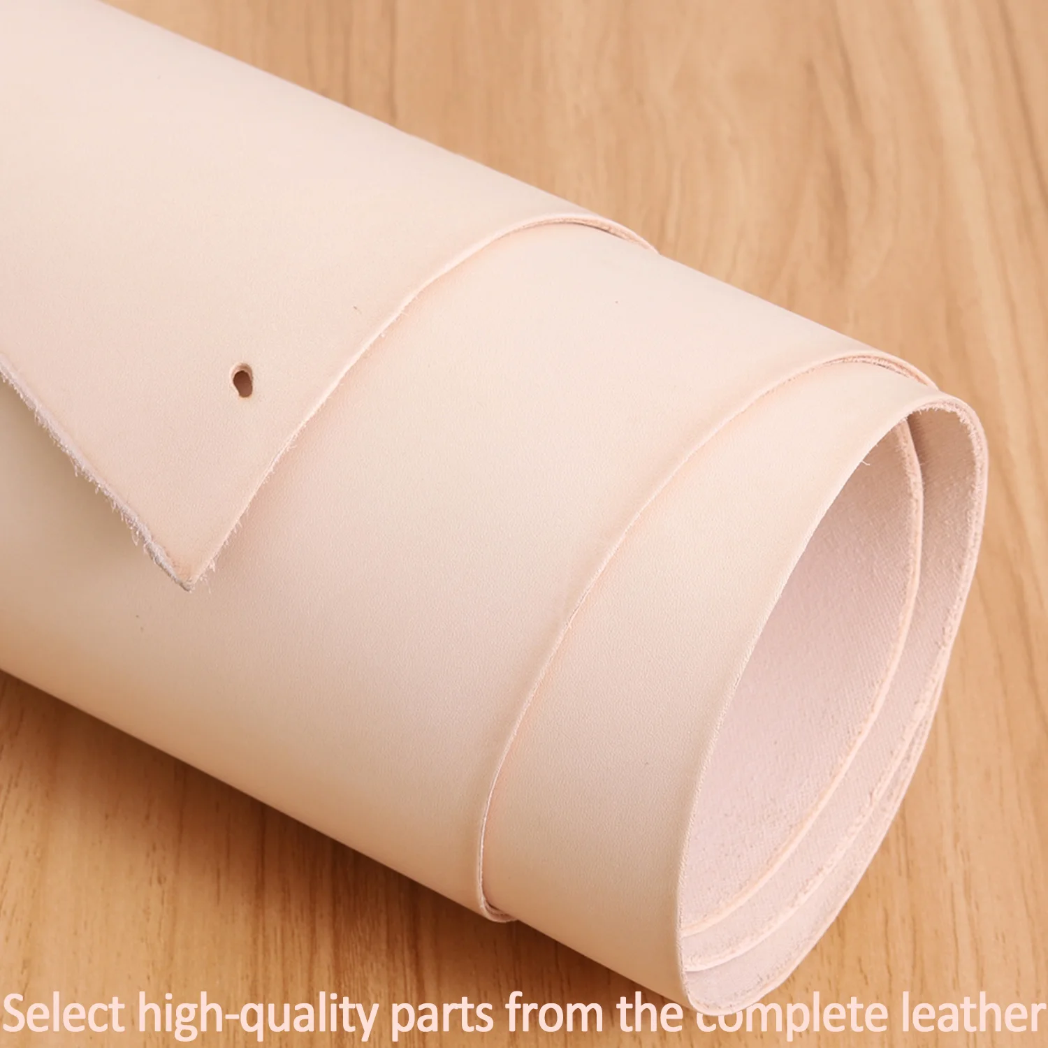 Vegetable Tanned Leather Cowhide Full Grain Veg Tan Leather for Straps Belt Making Tooling Carving Engraving Molding Embossing
