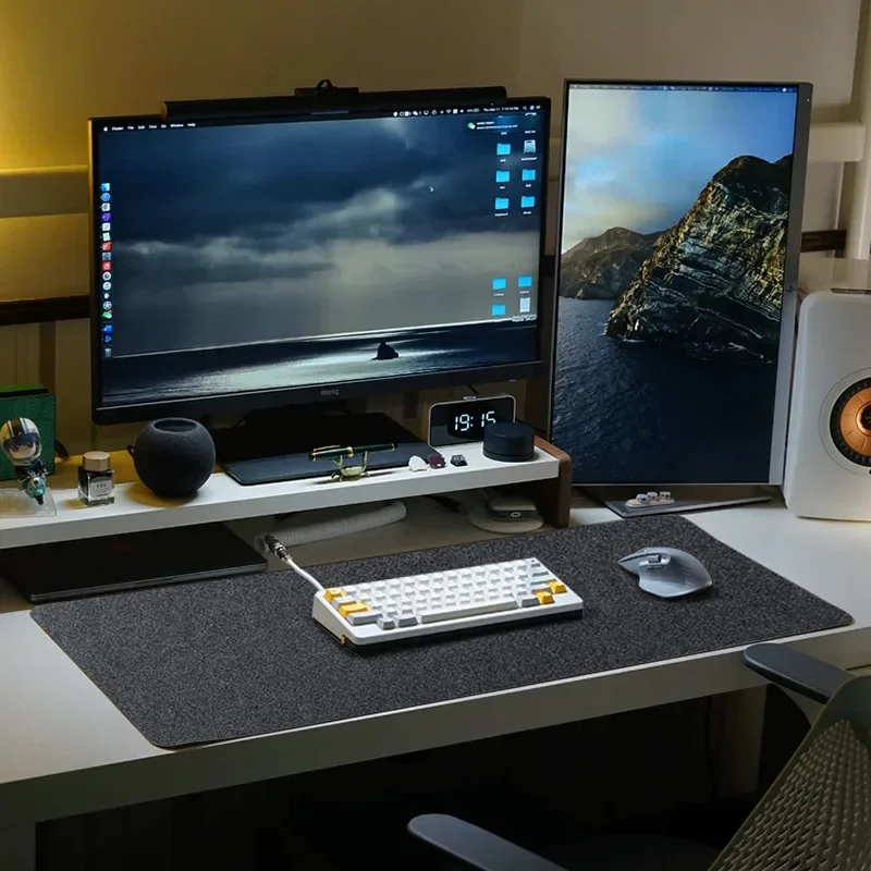 Cotton and Linen Rubber XXL Mouse Pad Gaming MousePad Large Desk Mat Gaming PC Desk Mat Keyboard Pad Computer Desk Pad