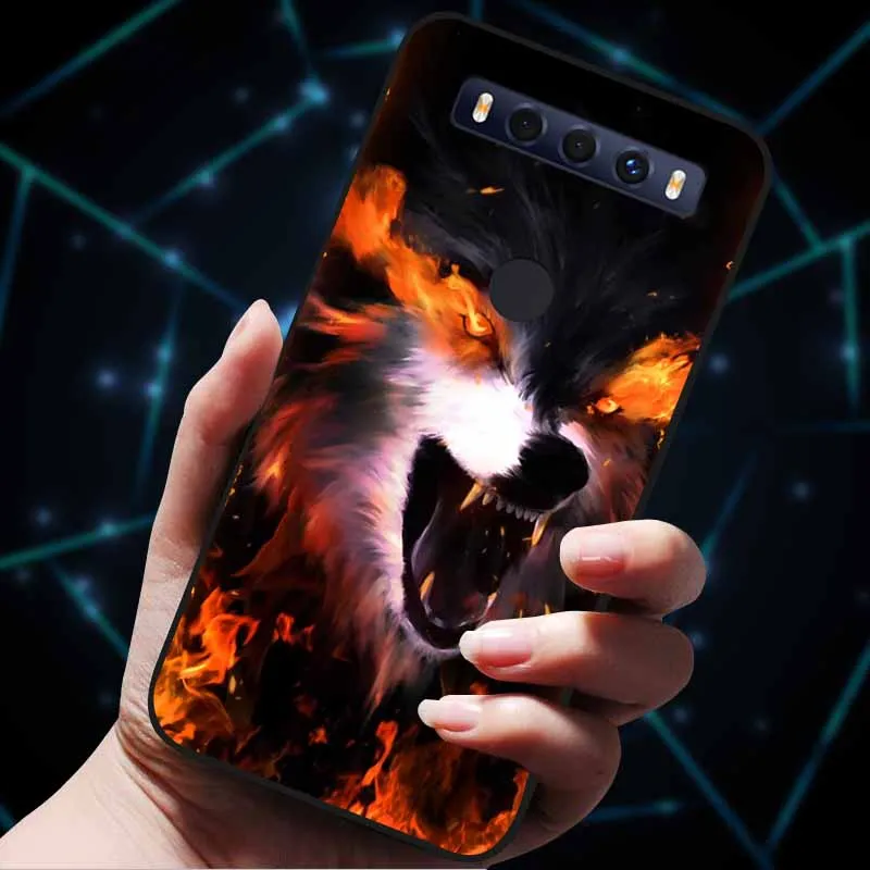 Cartoon Soft TPU Silicone Lion Wolf Phone Case - Stylish Back Cover