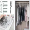 6 Pack Hanging Vacuum Storage Bag Reusable Space Saver Compressed Bag with Hangers for Clothing for Jacket, Suits, Dress, 3