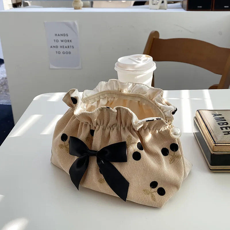 Fashion Women Zipper Makeup Bag Large Capacity Toiletry Travel Organizer Pouch Ladies Printed Make Up Bags Gift Makeup Case