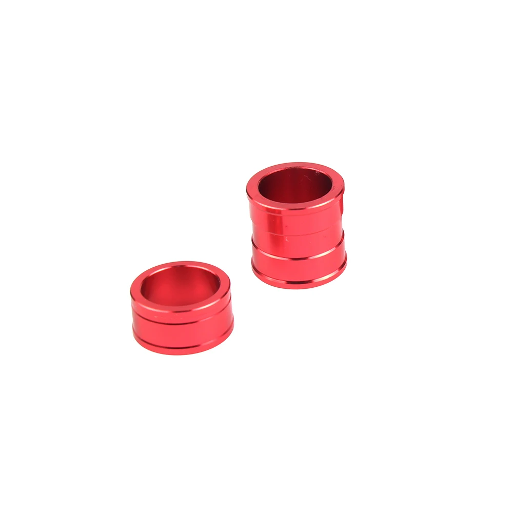 Rear Wheel Hub Cushion CNC Billet Aluminum Front with Rear Wheel Hub Spacers wheel busher For CR 125 250R CRF 250R 250X 450R 450X Motorcross Dirt Bike