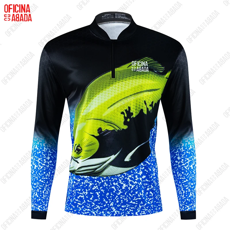 ODA Long Sleeve Thin Fishing Clothing Pullover Top Autumn Men's New Fishing  Gear Clothes - AliExpress