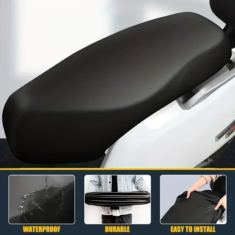 Waterproof Leather Motorcycle Seat Cover Protector