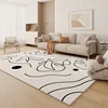 Modern Minimalist Living Room Decoration Carpet Fluffy Soft Lounge Rug Large Area Rugs for Bedroom Home Thick Non-slip Floor Mat 3
