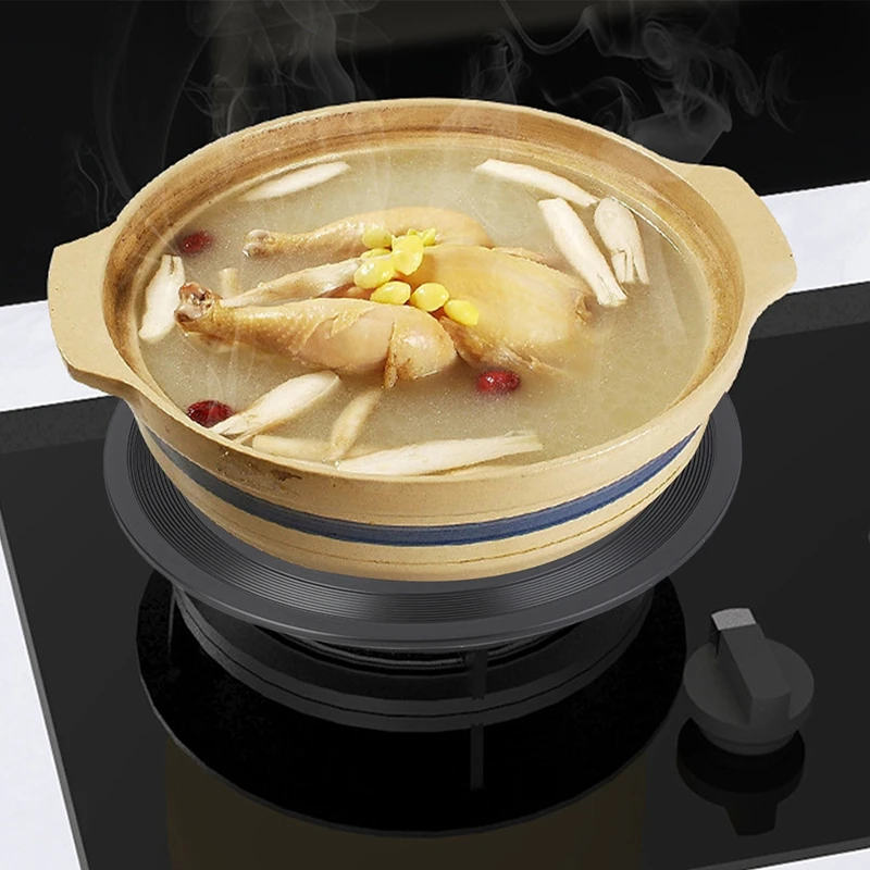 Heat Conduction Plate for Gas Stove Thickened Non-Slip Heat Diffuser Kitchen Cookware Protector AntiBurning Thawing Plate 20cm