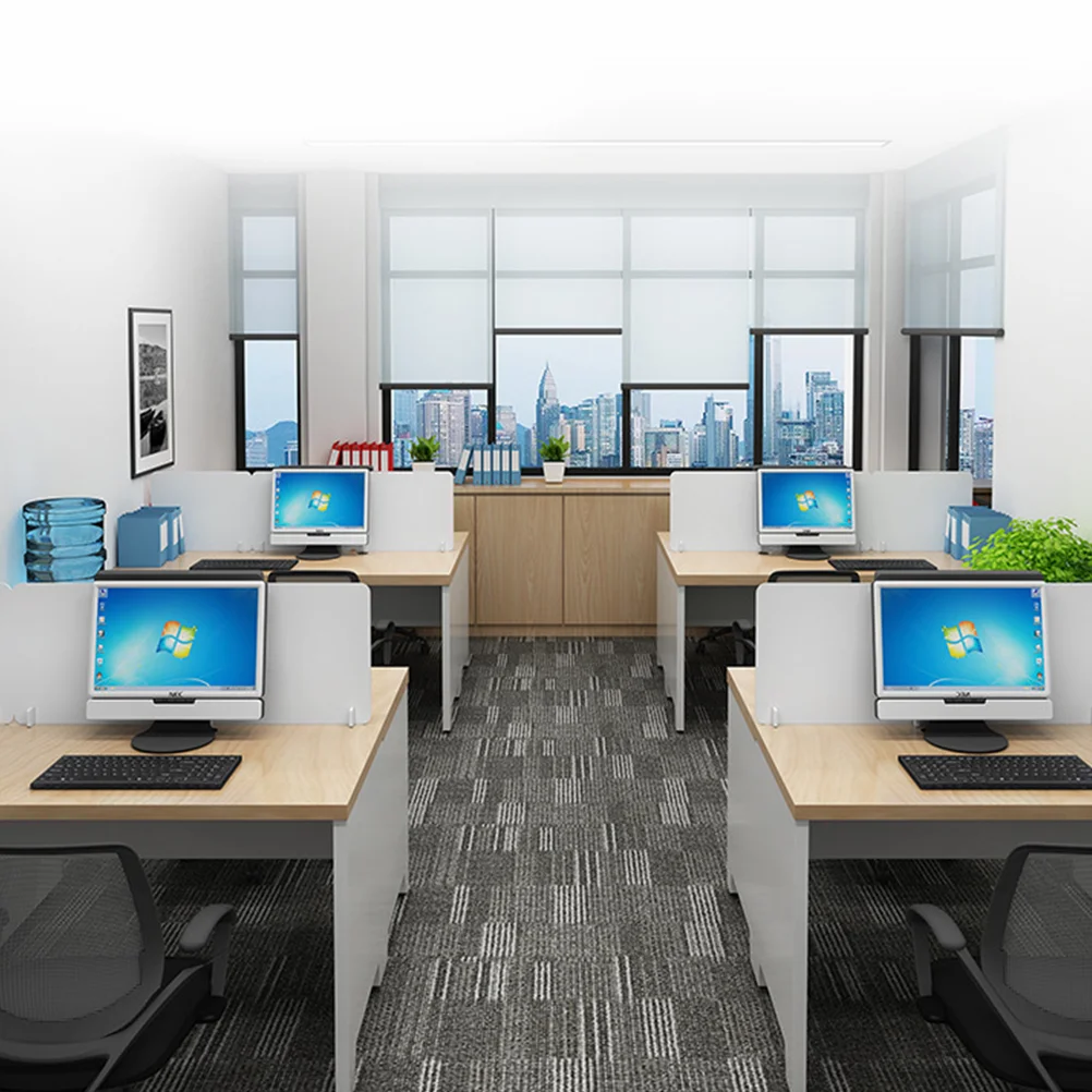 

Desk Panel Office Divider Partition Tabletop Privacy Panel Privacy Board for Student Offices Classrooms 50cmx30cm