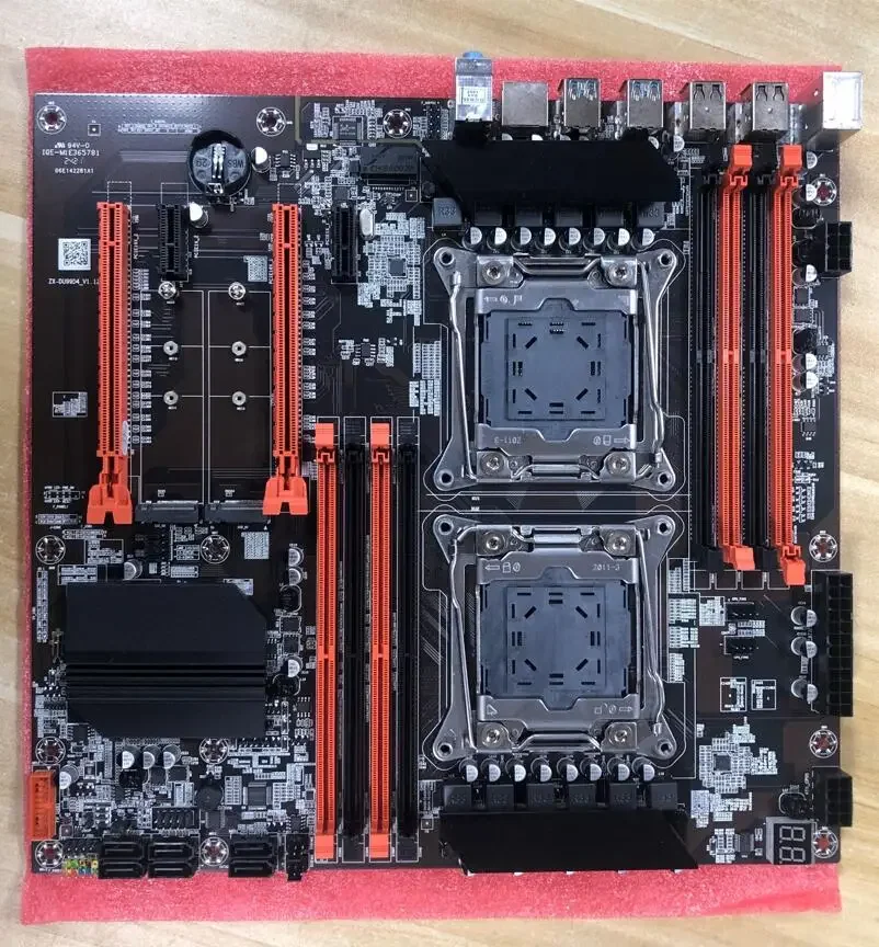 Материнская плата X99 с двумя процессорами M.2 LGA 2011 V3 E-ATX USB3.0 ...