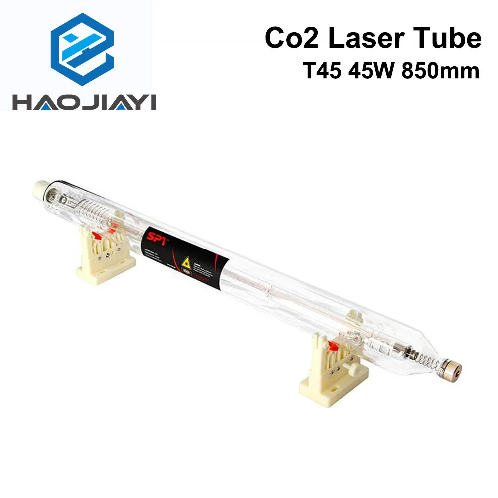 

Мощность лазерной трубки HAOJIAYI T45 Co2, длина 45 Вт, диаметр 850 мм 50 мм для лазерной лампы CO2