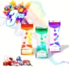3 Pack -Calming Liquid Motion Bubbler -  Sensory Bottles - Hourglass Water Bubbler Timer - Handheld Water Game - Sensory Toys Ch 1