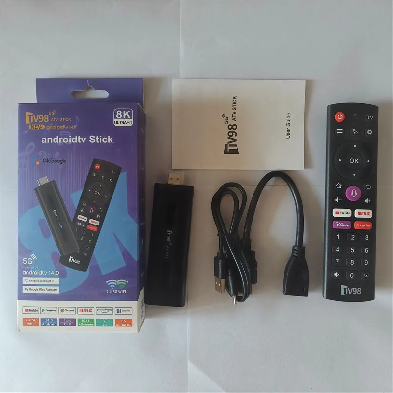 Preisvergleich für TV98 ATV Max Android 14 TV Box Allwinner H313 2GB 8GB Wifi 6 BT 8K 4K AV1