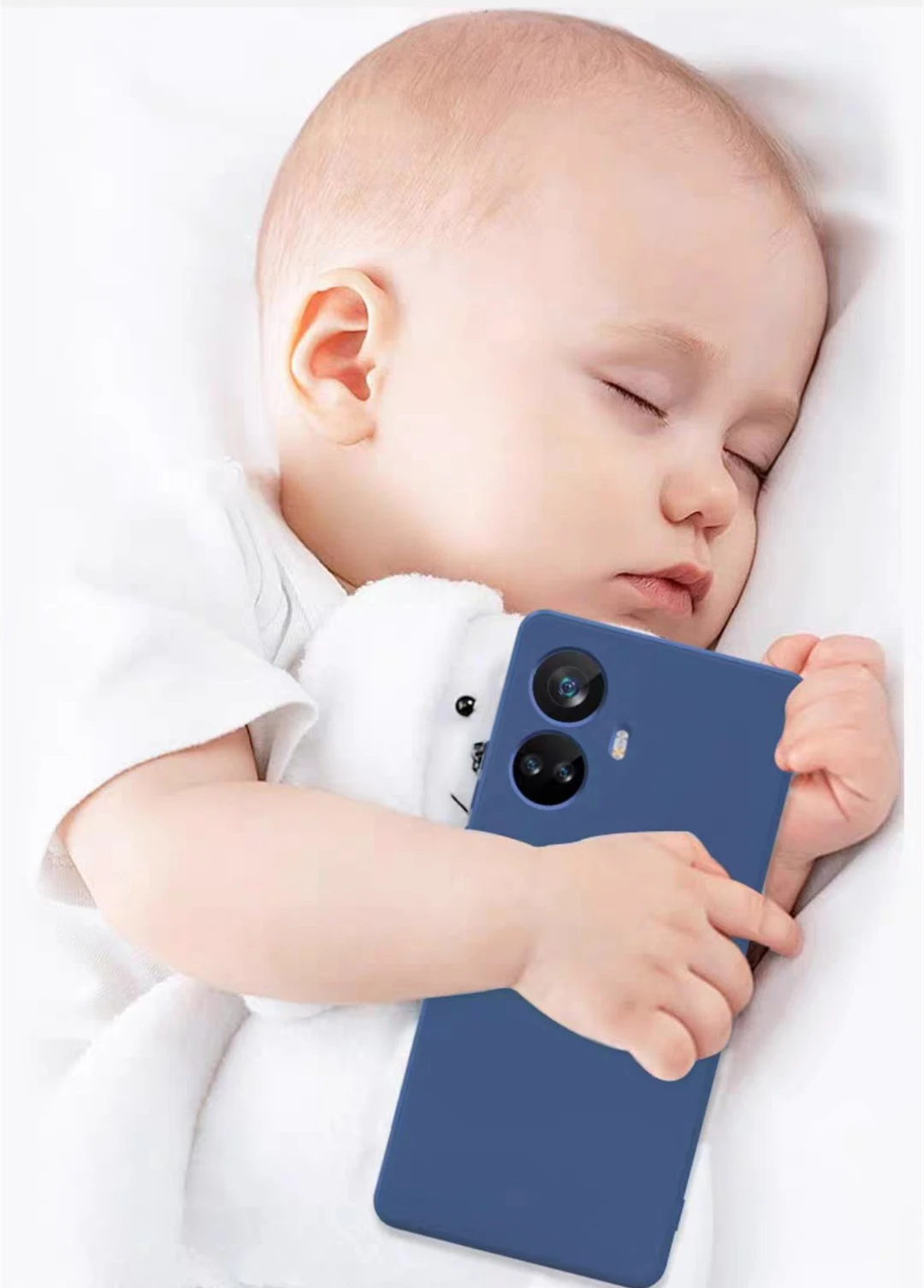 Premium Liquid Silicone Soft TPU Back Case Cover