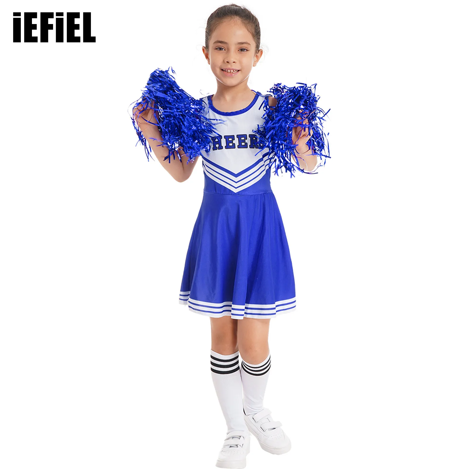 Танцевальное платье с круглым вырезом