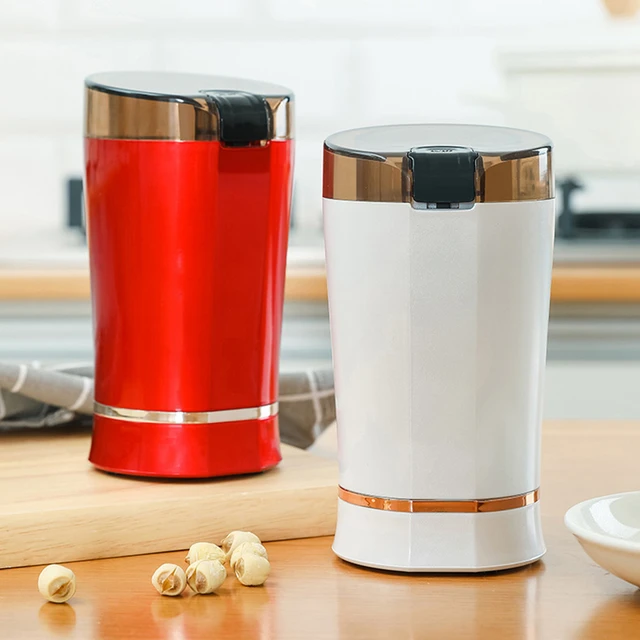 Mini Electric Coffee Grinder Kitchen Cereals Nuts Beans Spices Grains  Grinder Machine Multifunctional Home Coffee Grinder - Electric Grinders -  AliExpress