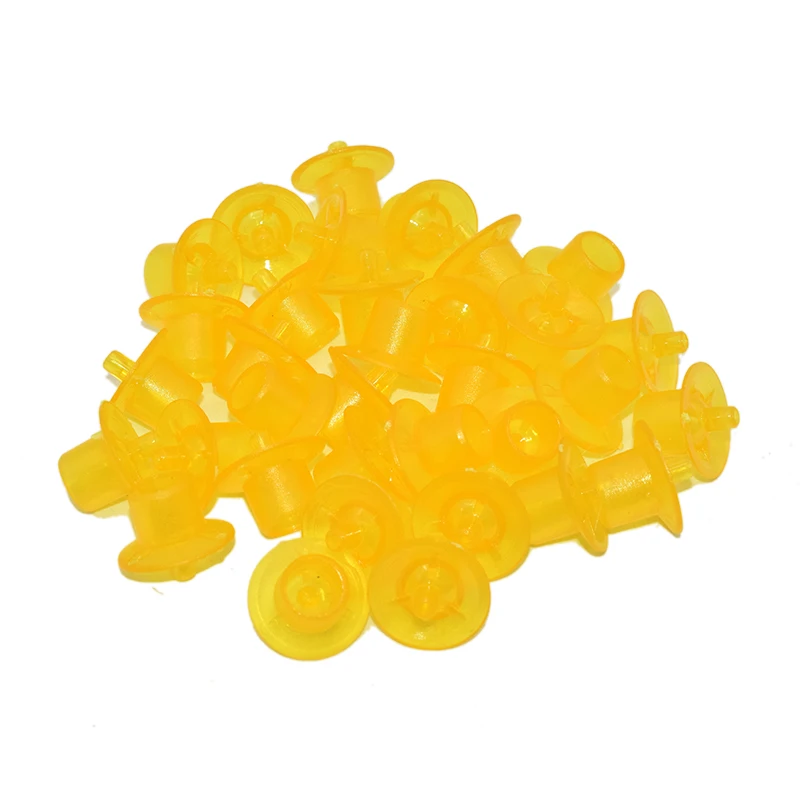 100PCS/Bag JZ BZ Base Mount Pin Cell Cups Various Colors Beekeeping Rearing Cell Cups Beehive Tools Beekeeper Supplies