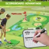 Kids Golf Chipping Game Set Golf Training Aid Battle Royale Golf Fun Practice Mat with Sticky Balls Outdoor Indoor Golf Toys 3