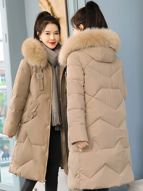 Winter Fashion 2022 New Women's Long Parkas Jacket Down Cotton Hooded Thick Warm  Jackets Casual Parka Coats Female Coat 4XL 5XL - AliExpress