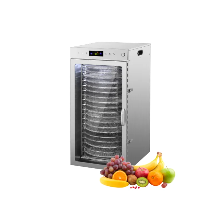 Commercial 20 Trays Touch Screen Food Dryer machine Household Stainless Steel Rotate Fruit and Vegetable Dehydrator 3