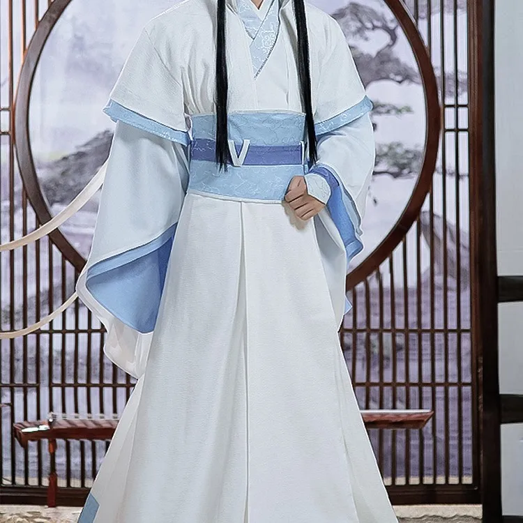 

Полный комплект для косплея Lan Xichen Lanhuan Mo Dao Zu Shi, официальный мастер дьявольских искусств, одежда в стиле ретро