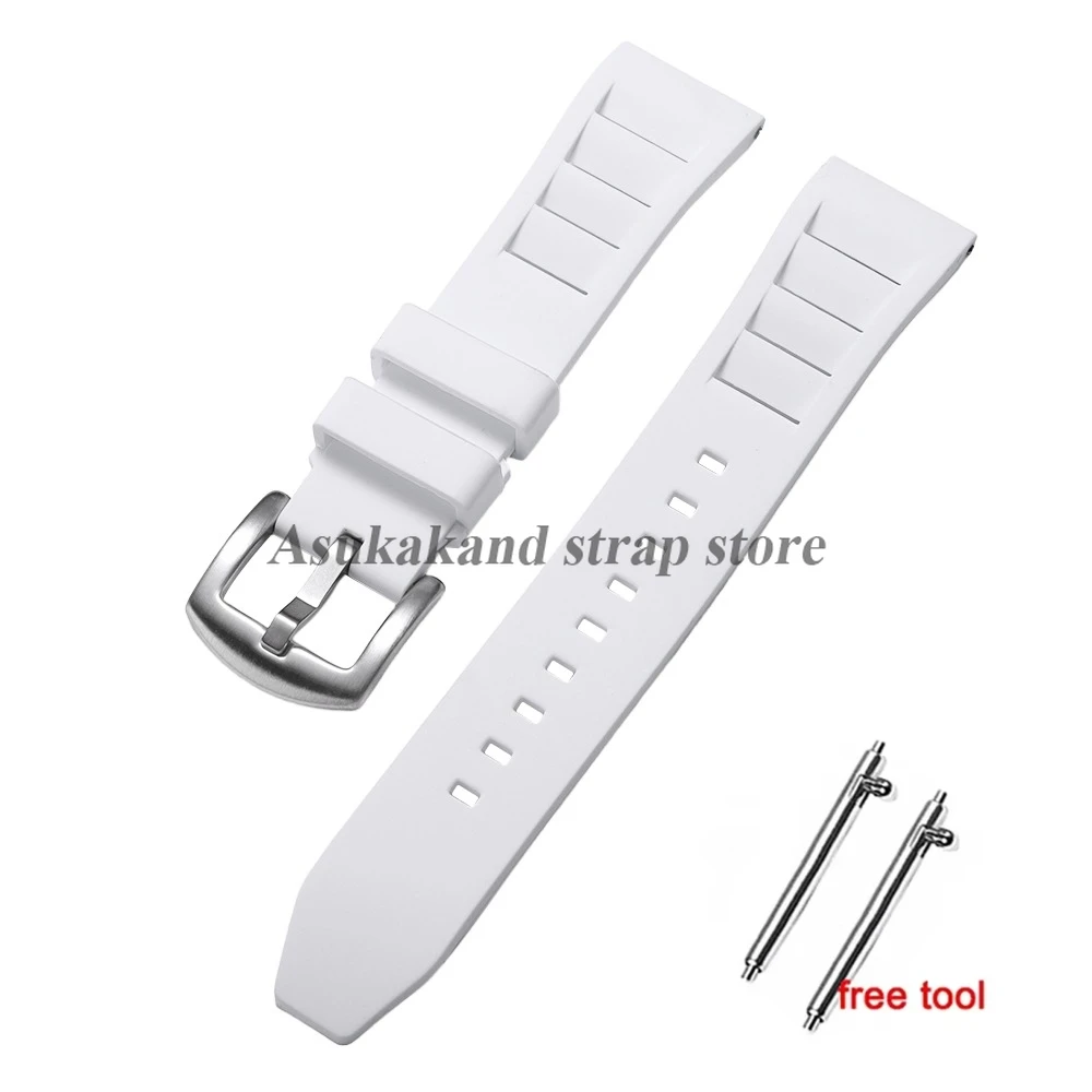 Silicone Watch Strap - Soft Waterproof Quick Release Rubber Watchband