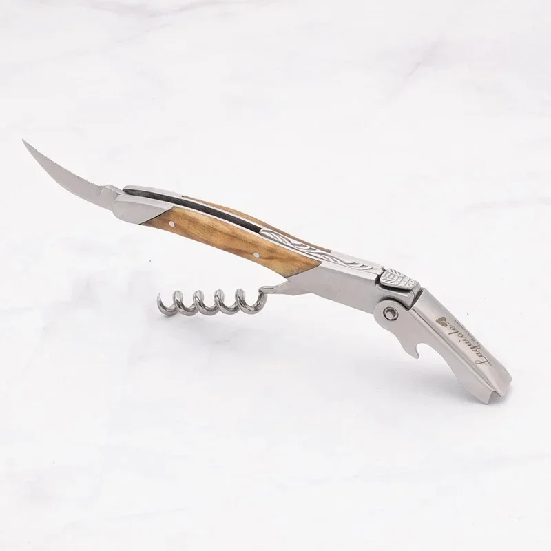 Laguiole Foil cutter, Corkscrewセット Forge de Laguiole Pinot Noir Corkscrew with Damascus Foil