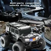 Amphibious Stunt Vehicle Police Car Remote Controlled Car Climbing Vehicle Four-wheel Drive Off-road Vehicle Beach Toy RC Car 3