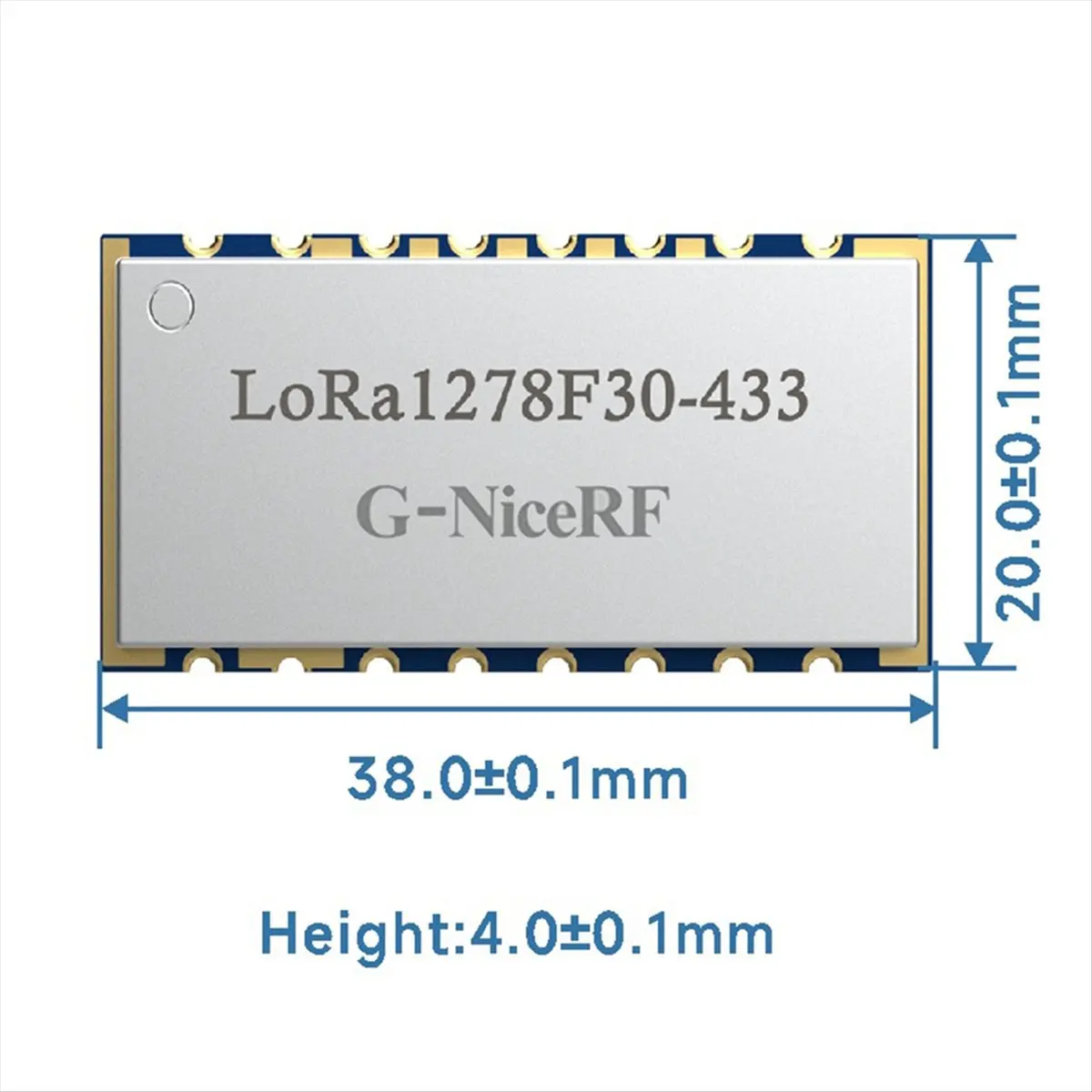 (A23G) 무선 로라 모듈 1W 고출력 장거리 데이터 전송 433MHZ 통신 모듈 로라 1278F30 400-460 MHz