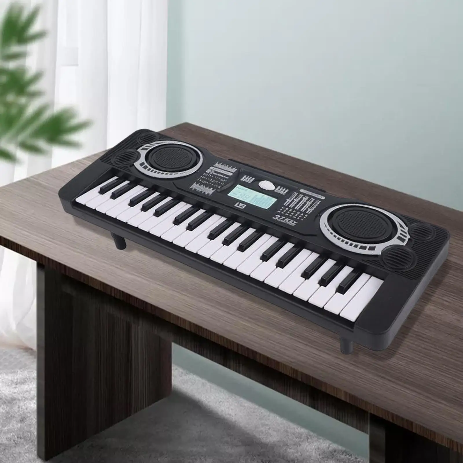 Electronic Musical Instrument Midi Control Keyboard 37 Key Portable Electric Music Piano Keyboard Educational Musical Toy Musical Instrument Digital Electronic Organ for Home Stage