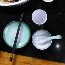 

Dinner Plate Disc Plastic Plate Dish Household Dining Table Bone Plate Western Dinner Plate Fast Food Plate