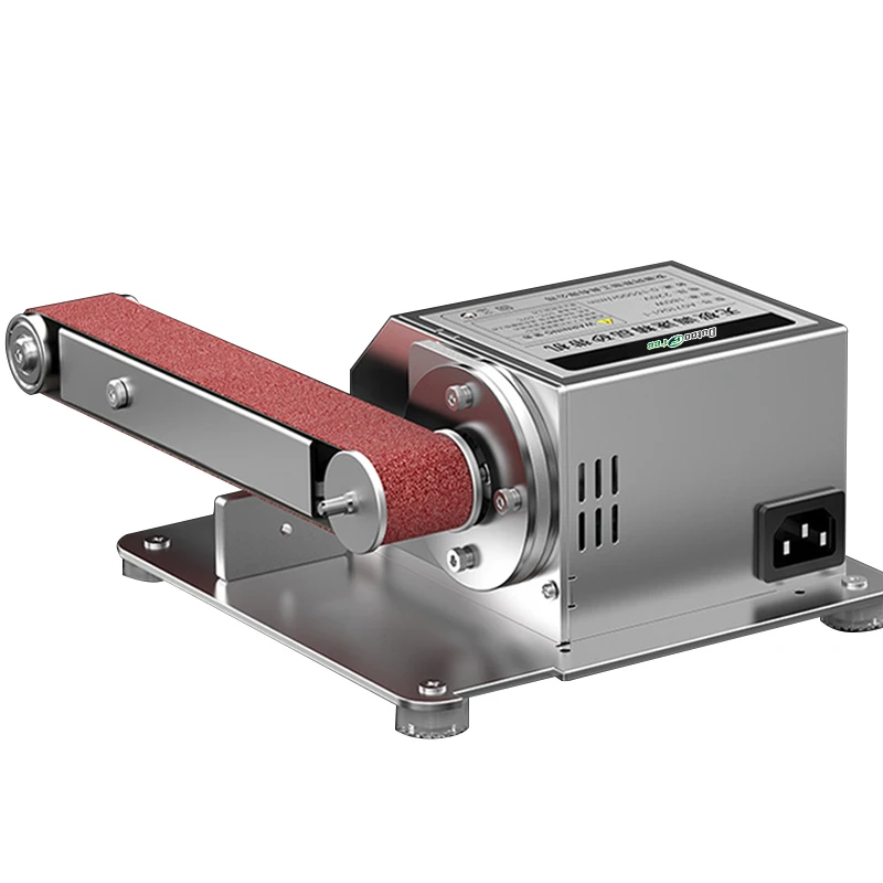 220V 미니 전기 벨트 샌더 DIY 연마 연삭 기계 180W/270W/360W 선명 기계 속도 조절 0-13500r/min