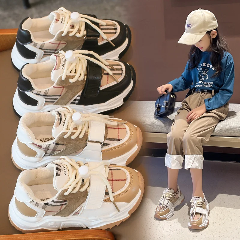 Kid Sport Shoe Boy Autumn New Retro Girl Luxury kid Student Running Shoe Casual Trend Tennis Shoes sports shoes kids sneakers kids shoes kids sports shoes